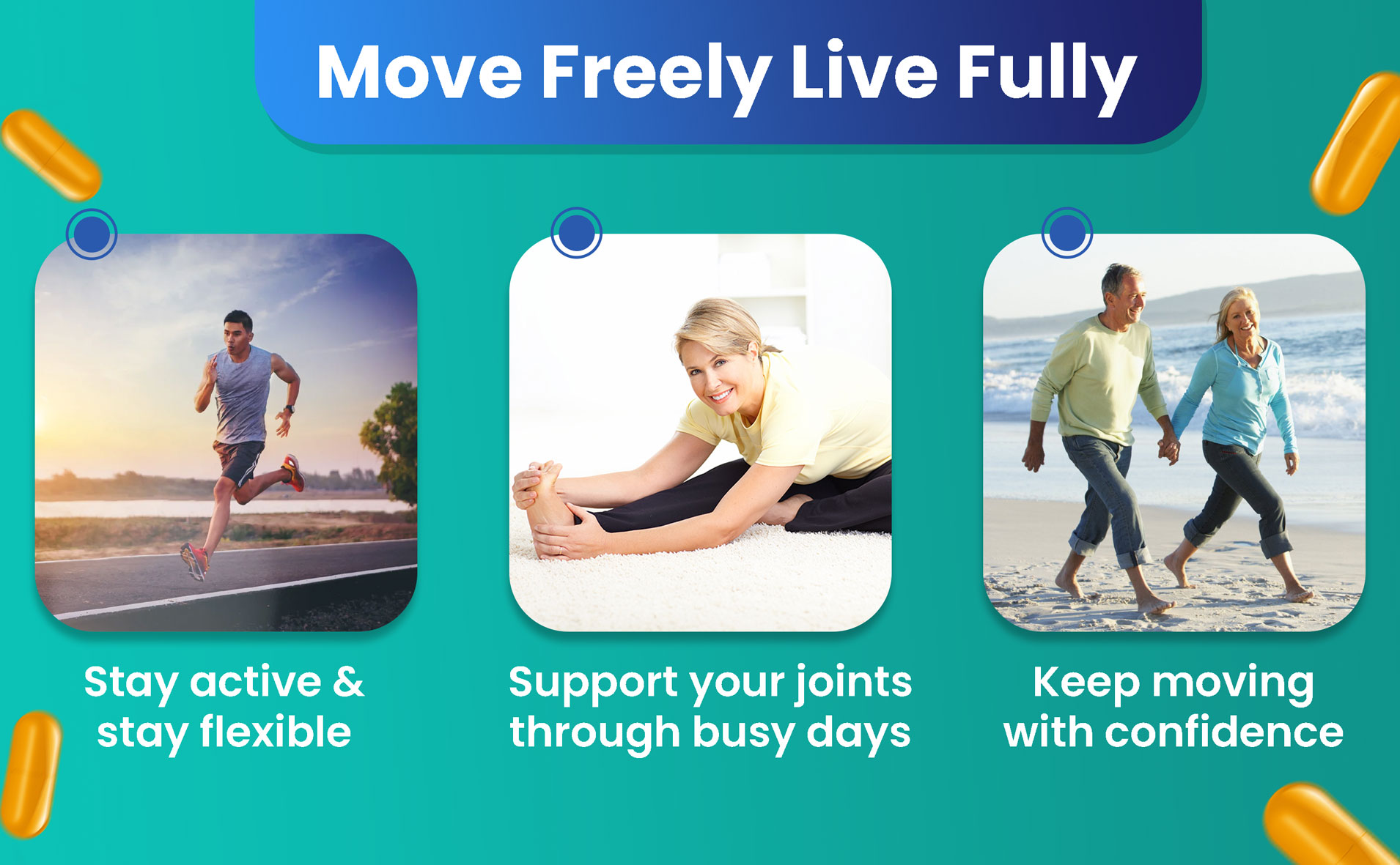 JointGuard+ Stay Active Move Freely Live Fully